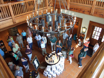 Chateau Morrisette lobby